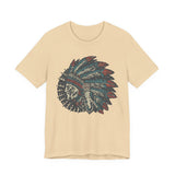 Vintage Native American Headdress Graphic Unisex T-Shirt