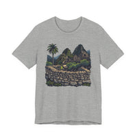 Andean Cliffside Inca Citadel Graphic Unisex T-Shirt