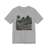 Andean Cliffside Inca Citadel Graphic Unisex T-Shirt