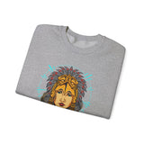 Golden Aztec Warrior Queen Illustration Unisex Sweatshirt