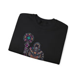 Cyber Temple Techno Priest Pixel Art Unisex Sweatshirt