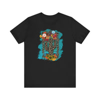 Wild Desert Bloom Cactus Illustration Unisex T-Shirt