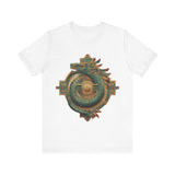 Quetzalcoatl Feathered Sun Glyph Unisex T-Shirt