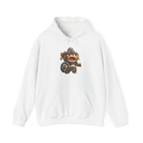 Chibi Mayan Jaguar Warrior Cartoon Style Unisex Hoodie