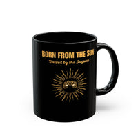 Sun Born Jaguar Guardian Black Mug
