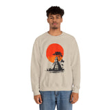 Tikal Sunset Temple Minimalist Art Unisex Sweatshirt