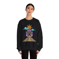 Eye of the Sun Pyramid Illustration Unisex Sweatshirt