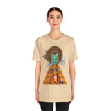 Celestial Aztec Ritual Illustration Unisex T-Shirt