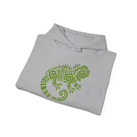 Mayan Aztec Totem Symbol of Iguana Unisex Hoodie