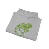 Mayan Aztec Totem Symbol of Iguana Unisex Hoodie
