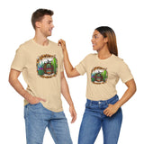 Leopard Aztec Pumpkin & Cactus Vibes Illustration Unisex T-Shirt