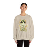 Chibi Quetzalcoatl Feathered Serpent Unisex Sweatshirt