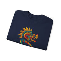 Aztec Serpent God Quetzalcoatl Modern Tribal Style Unisex Sweatshirt