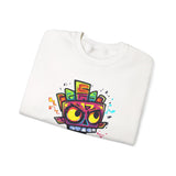 Cyber Aztec Skull Cartoon Style Unisex Sweatshirt