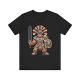 Aztec Blade Hero Pixel Art Unisex T-Shirt