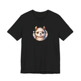 Inca Andean Llama Baby Face Illustration Unisex T-Shirt