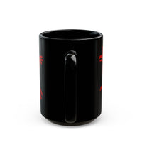 Mayan Bird Totem Symbol Black Mug