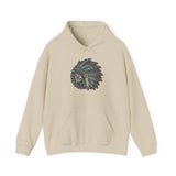 Vintage Native American Headdress Graphic Unisex Hoodie