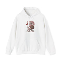 Young Warrior Glyph Pre-Hispanic Style Unisex Hoodie