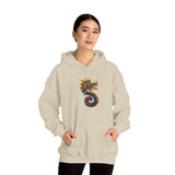 Aztec Serpent God Quetzalcoatl Modern Tribal Style Unisex Hoodie