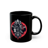 Tribal Legacy Circle Emblem Illustration Black Mug