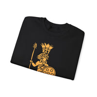Cultural Aztec Warrior Graphic Illustration Unisex Sweatshirt