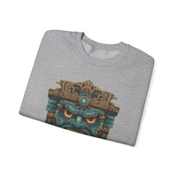 Tlaloc Rain God Stone Face Glyph Unisex Sweatshirt