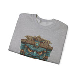 Tlaloc Rain God Stone Face Glyph Unisex Sweatshirt