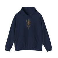 Golden Shaman Tribal Symbol Line Art Unisex Hoodie