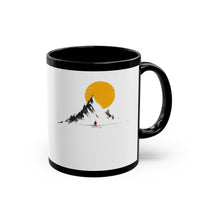Sacred Inca Mountain Minimalist Black Mug