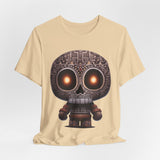 Tribal Glow Chibi Aztec Skull Unisex T-Shirt