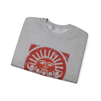 Radiant Tribal Sun Worship Inca Style Unisex Sweatshirt