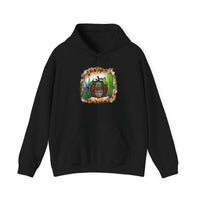 Leopard Aztec Pumpkin & Cactus Vibes Illustration Unisex Hoodie