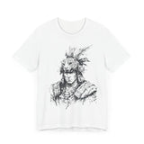 Jaguar Warrior Ink Portrait Unisex T-Shirt