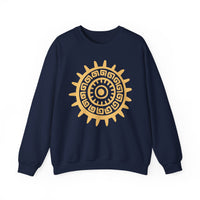Aztec Mayan Totem Sun Symbol Unisex Sweatshirt