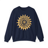 Aztec Mayan Totem Sun Symbol Unisex Sweatshirt