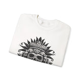 Ah Puch Death God Petroglyph Skull Unisex Sweatshirt