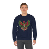 Pixel Art Quetzalcoatl Retro Boss Style Unisex Sweatshirt