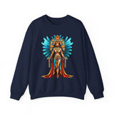 Wonder Aztec Queen Warrior Illustration Unisex Sweatshirt