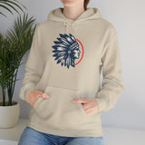 Tribal Visionary Chief Emblem Illustration Unisex Hoodie