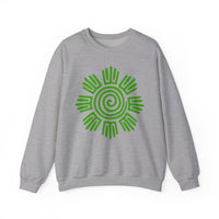 Aztec Plant Spiral Symbol Unisex Sweatshirt
