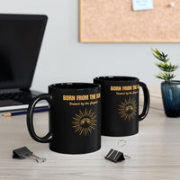 Sun Born Jaguar Guardian Black Mug
