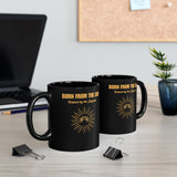 Sun Born Jaguar Guardian Black Mug