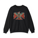 Aztec Solar Eagle Emblem Illustration Unisex Sweatshirt