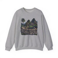 Andean Cliffside Inca Citadel Graphic Unisex Sweatshirt