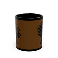 Aztec Glyph Black Mug