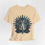 Aztec Warrior Duel Obsidian Glyph Style Unisex T-Shirt