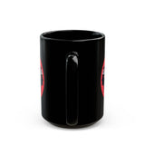 Tribal Legacy Circle Emblem Illustration Black Mug