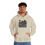 Andean Cliffside Inca Citadel Graphic Unisex Hoodie