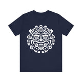 Andean Dual God Symmetry Tribal Glyph Style Unisex T-Shirt